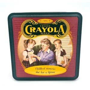 Vintage 1994 Crayola Collectible Tin Box "Childhood Memories" Limited Edition Op